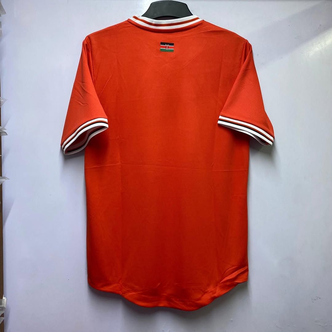Kenya Harambee stars Official home Red Jersey authentic high quality kit