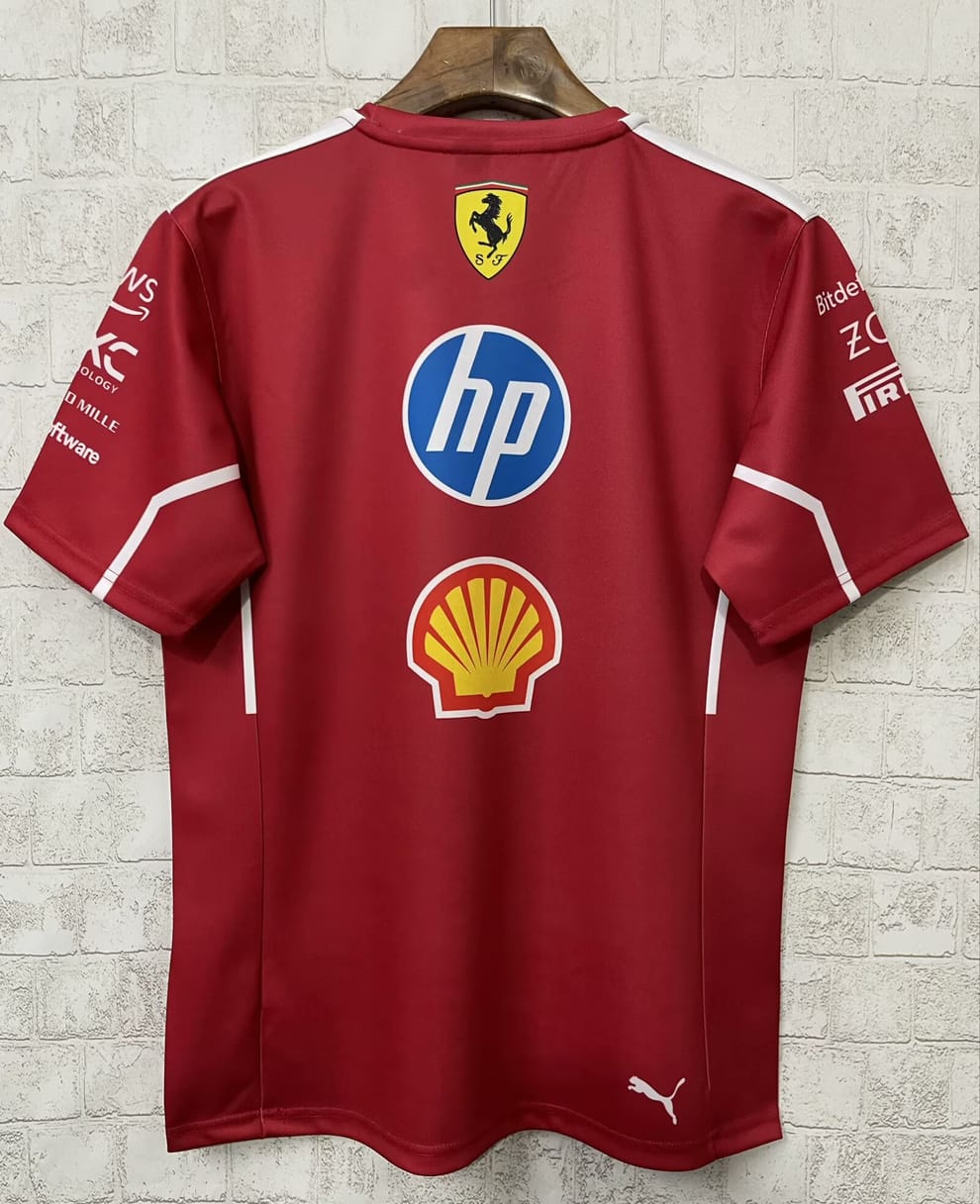 Ferrari 2025 Formula 1 Jersey Authentic product High Quality Material F1 ferrari