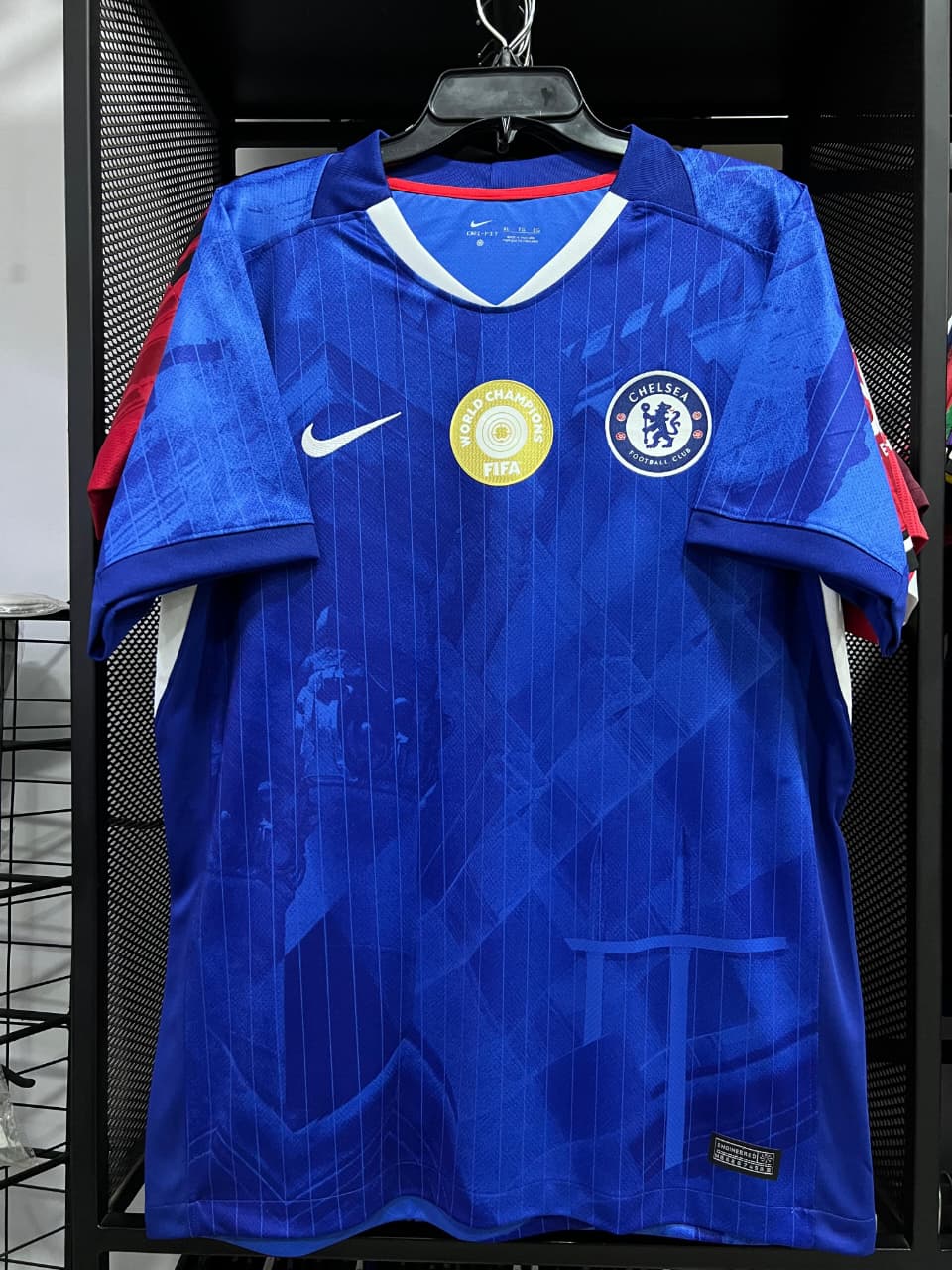 Chelsea 25/26 Home kit with Club World Cup Champions Badge Authentic high quality product