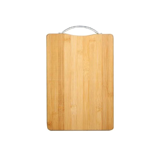 Heavy Duty Bamboo Cutting Board. 100% Natural Chopping Board and Butcher with Handle for Food Prep, Meat, and Vegetables