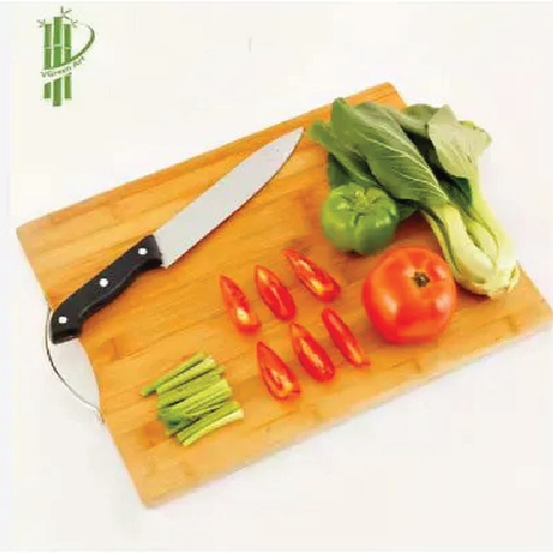 Heavy Duty Bamboo Cutting Board. 100% Natural Chopping Board and Butcher with Handle for Food Prep, Meat, and Vegetables
