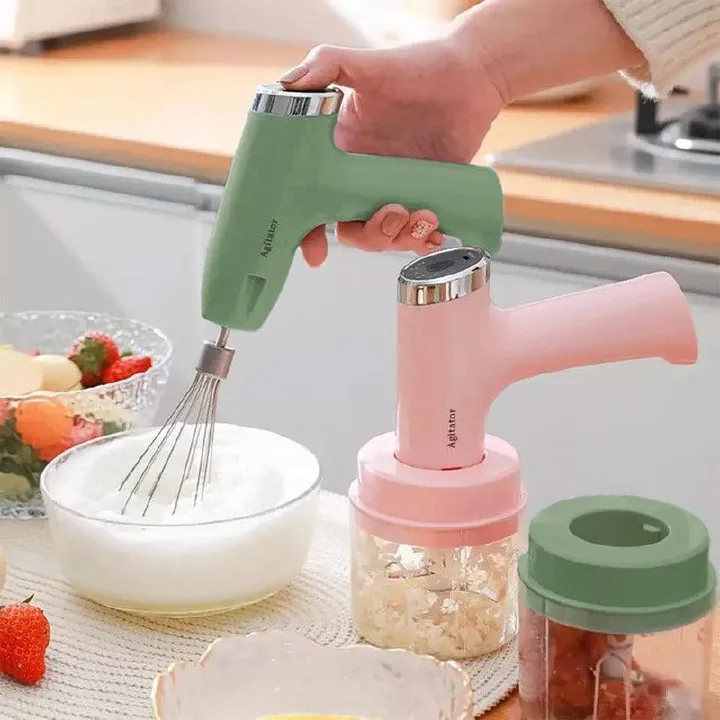 Multifunctional 2-in-1 Electric Mixer & Slicer – Chop, Slice, Shred, Mix with Ease | Powerful Motor | Compact Design | Ideal for Quick, Easy Meal Prep