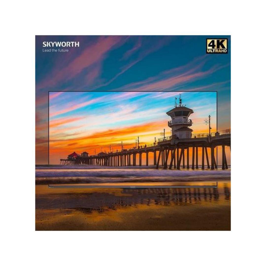 Skyworth 50G3A, 50&Prime; 4K UHD Frameless Smart Android TV &ndash; Black (1YR WRTY)