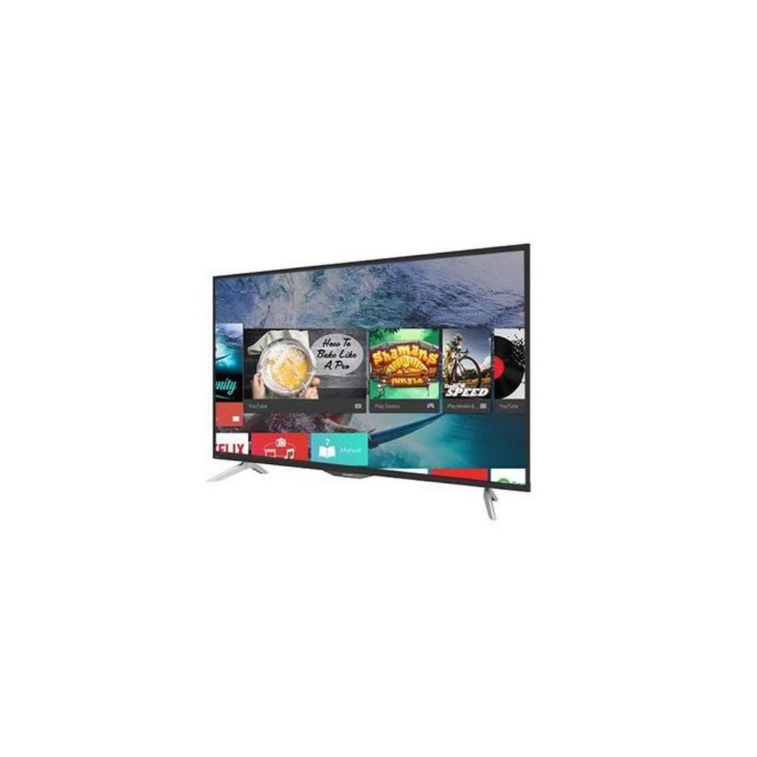 Skyworth 50G3A, 50&Prime; 4K UHD Frameless Smart Android TV &ndash; Black (1YR WRTY)