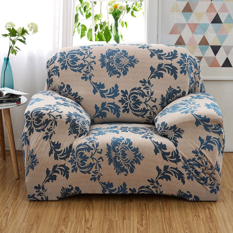 Stretch Sofa Cover Slipcover ，Couch Covers for 3 Cushion Couch Sofa Furniture Protector 3 Seater Sofa with Elastic Bottom for Kids,Dog(Large)