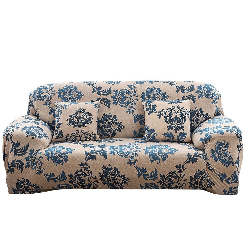 Stretch Sofa Cover Slipcover ，Couch Covers for 3 Cushion Couch Sofa Furniture Protector 3 Seater Sofa with Elastic Bottom for Kids,Dog(Large)
