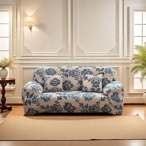 Stretch Sofa Cover Slipcover ，Couch Covers for 3 Cushion Couch Sofa Furniture Protector 3 Seater Sofa with Elastic Bottom for Kids,Dog(Large)