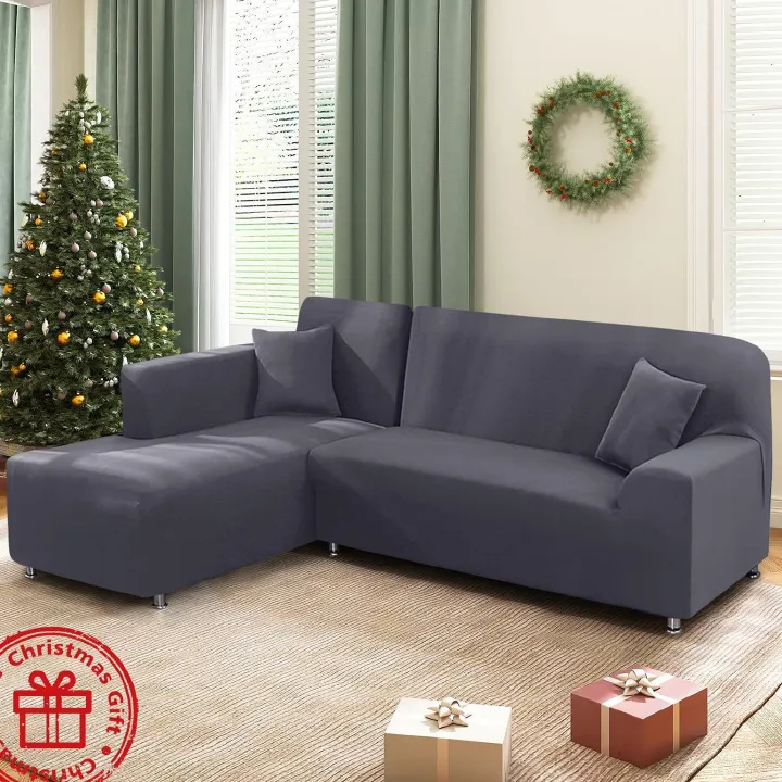 Super Stretch Couch Cover Universal Sofa Covers with Elastic Bottom, Dog Cat Pets Friendly Washable Furniture Protector Fitted Sofa Slipcovers Stay in Place