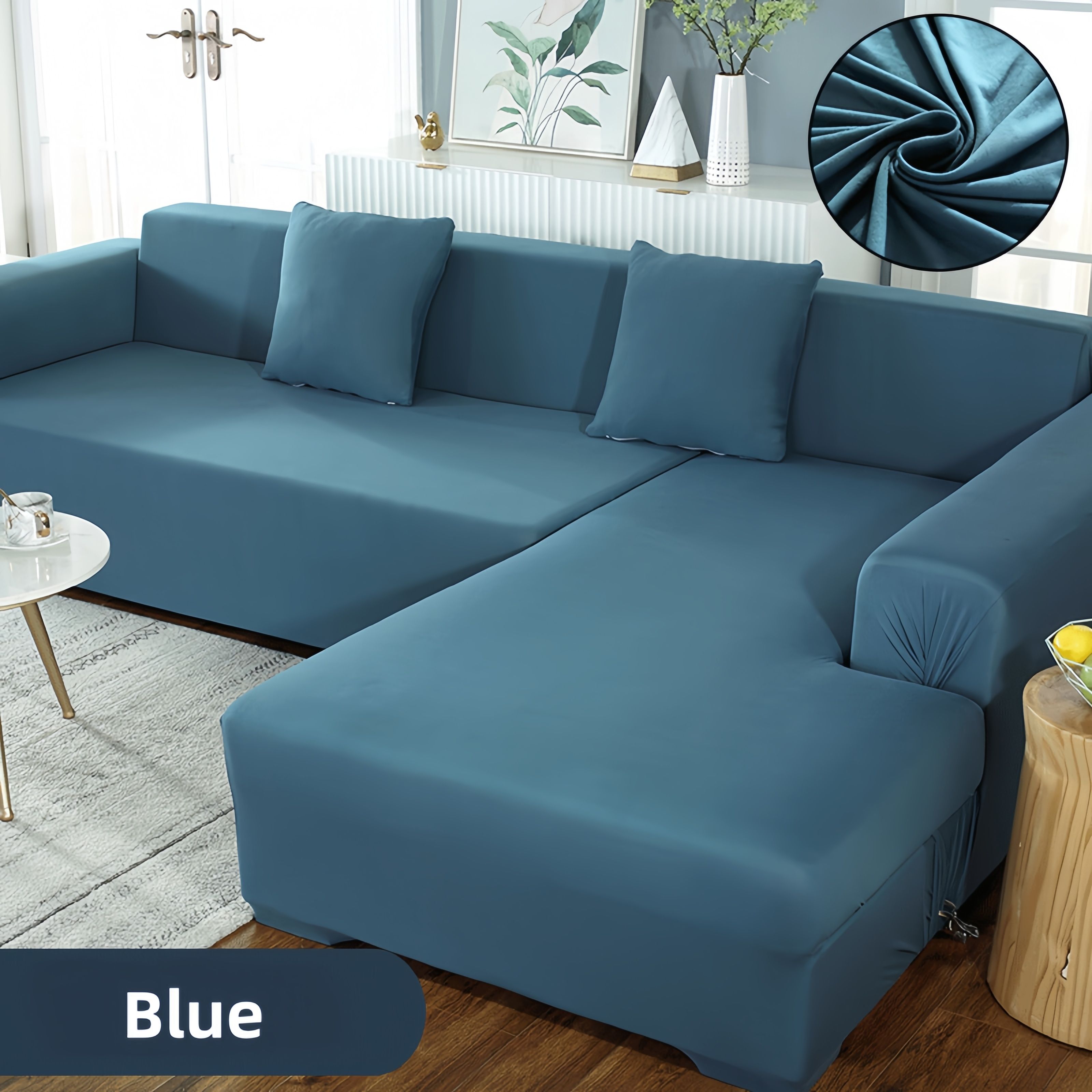 Super Stretch Couch Cover Universal Sofa Covers with Elastic Bottom, Dog Cat Pets Friendly Washable Furniture Protector Fitted Sofa Slipcovers Stay in Place