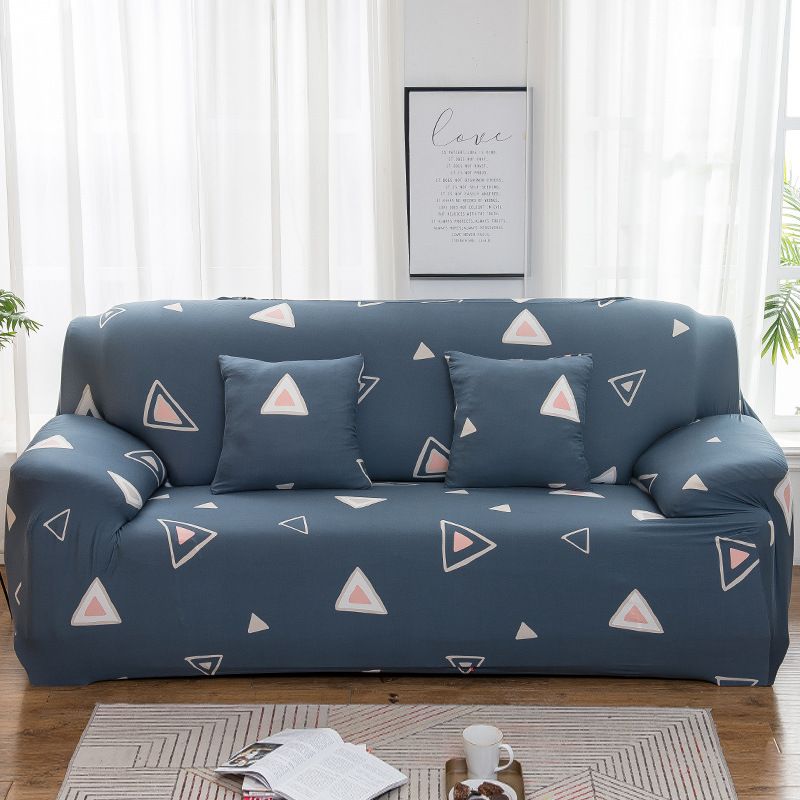 Stretch Sofa Cover Slipcover ，Couch Covers for 3 Cushion Couch Sofa Furniture Protector 3 Seater Sofa with Elastic Bottom for Kids,Dog(Large)