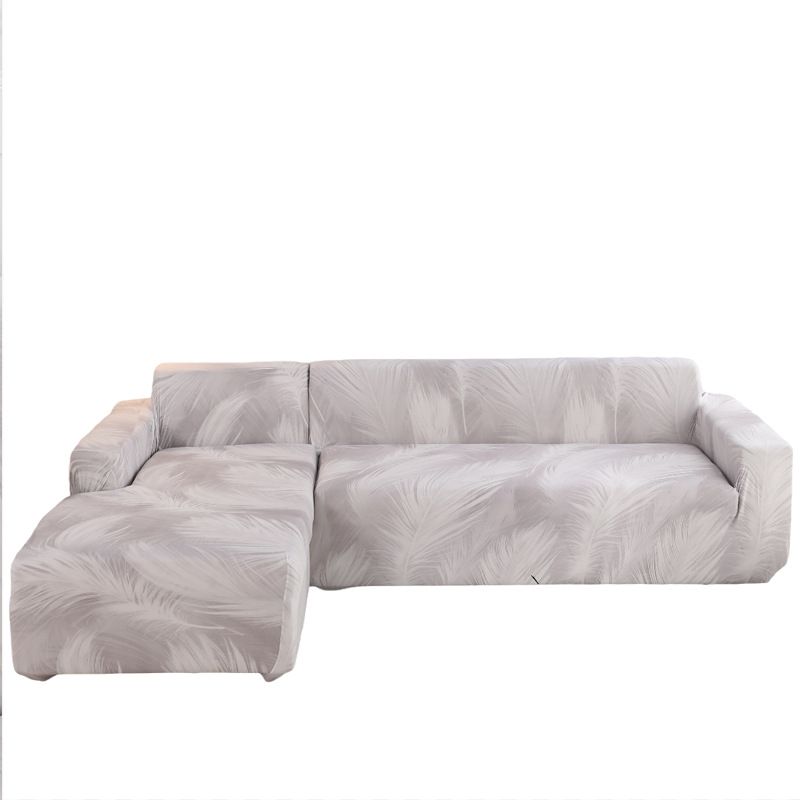 Stretch Sofa Cover Slipcover ，Couch Covers for 3 Cushion Couch Sofa Furniture Protector 3 Seater Sofa with Elastic Bottom for Kids,Dog(Large)