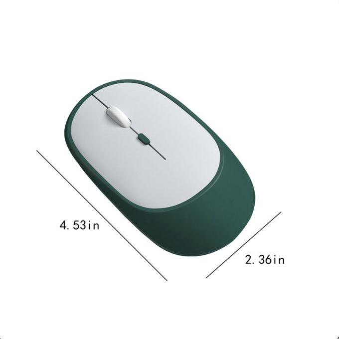 Wireless Bluetooth 5.0 + 2.4G Dual-mode Optical Mouse Rechargeable LED Mouse