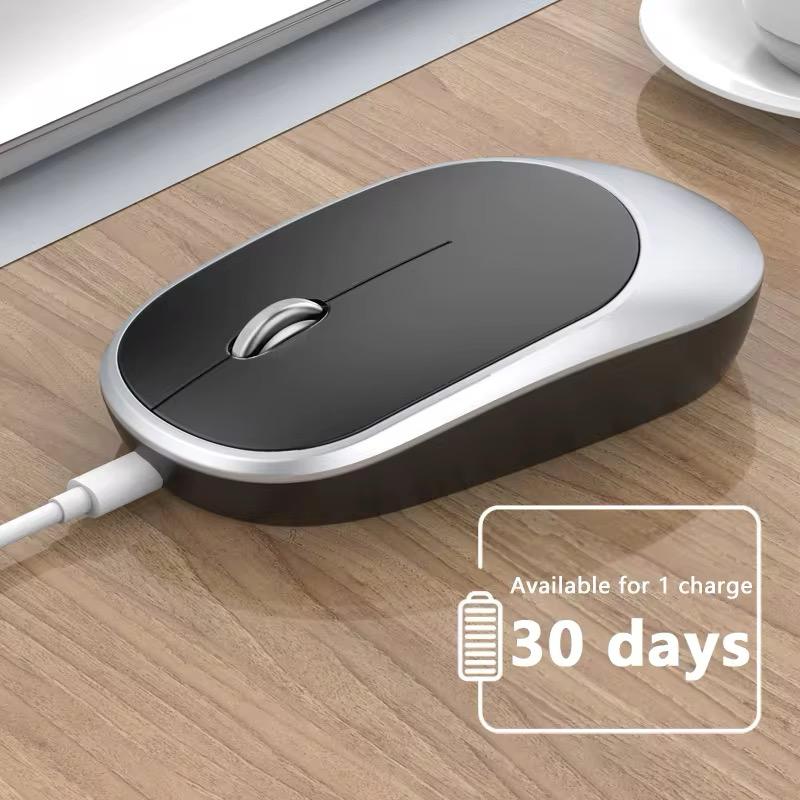 Wireless Bluetooth 5.0 + 2.4G Dual-mode Optical Mouse Rechargeable LED Mouse