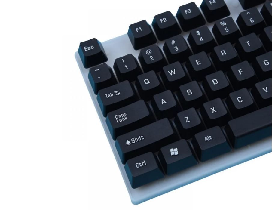 Gaming Keyboard and Mouse Combo with RGB Backlit Number Pad, USB Computer Gaming Keyboards for PC - Black