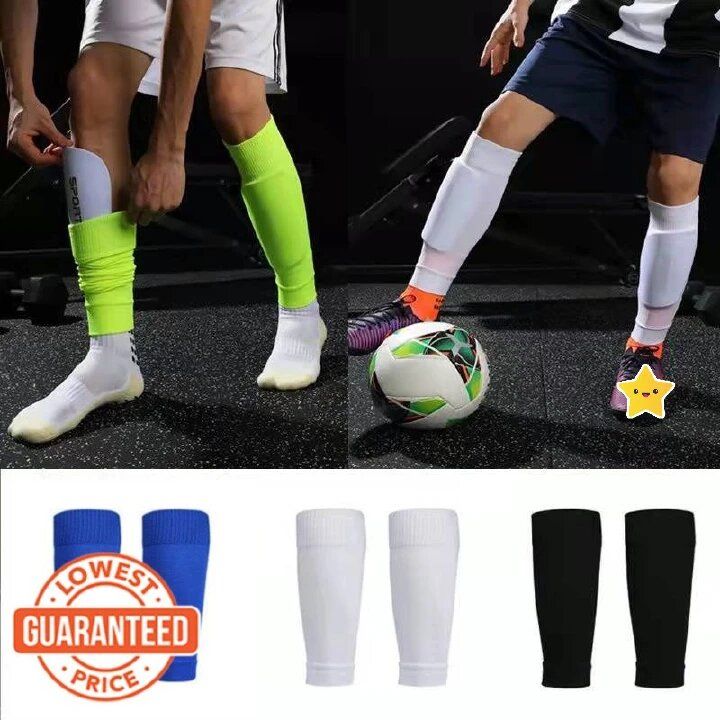 Shin Guard holder Sleeves Footless Socks For Football Soccer Rugby Hockey- SHIN GUARD NOT INCLUDED