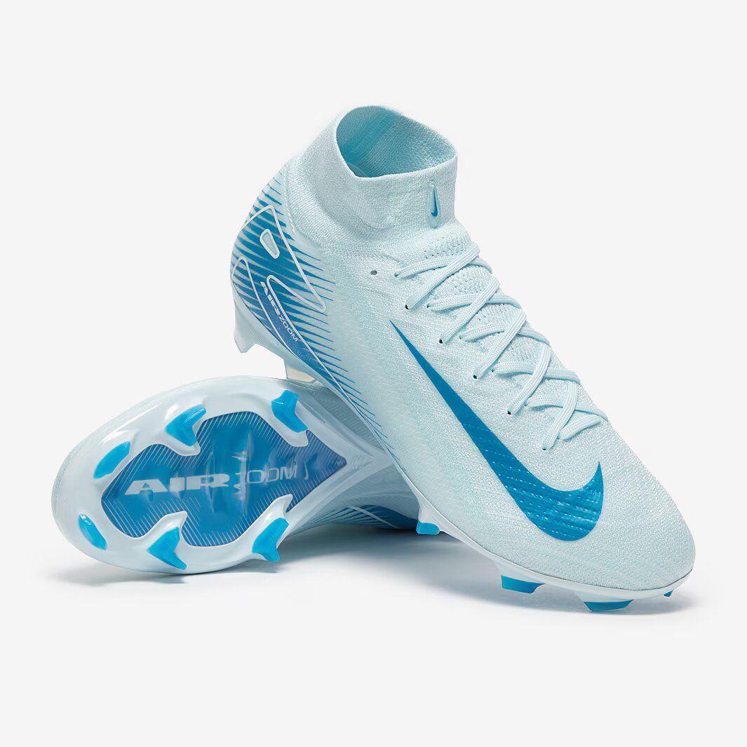 Air Zoom Superfly 10 Mercurial Soccer Ambition - Glacier Blue Shoes Football Boots                                                                                                                     .