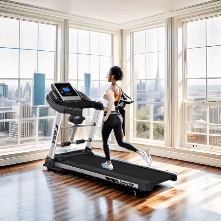 Advanced Technology Home and Office Fitness Motorized Electric Treadmill For Walking, Jogging and Running Exercises Workout Calories Burnout                                                           .