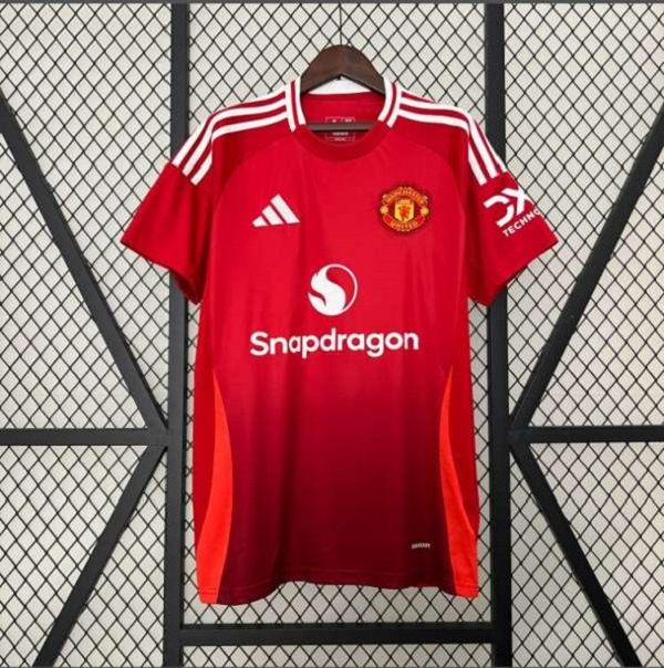 New Season Manchester United Jersey shirt 24-25 Men Utd Shirt Jersey 2024- 2025 Unisex manu Red Home Kit                                                                                               .