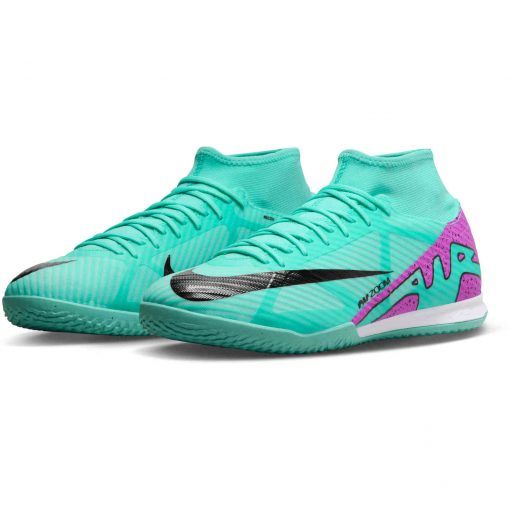 Superfly 9 Academy  – Hyper Turq Trainers Soccer Football Soft Cleats Turf Boots