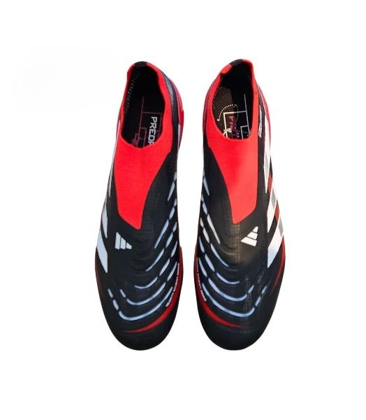 Predator Elite Accuracy FG Moments - Core Black/White/Vivid Red LIMITED EDITION Football Boots                                                                                                         .