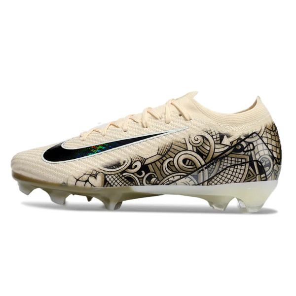 Air Zoom Mercurial Vapor 16 Elite FG Yellow and Black Football Boots                                                                                                                                   .