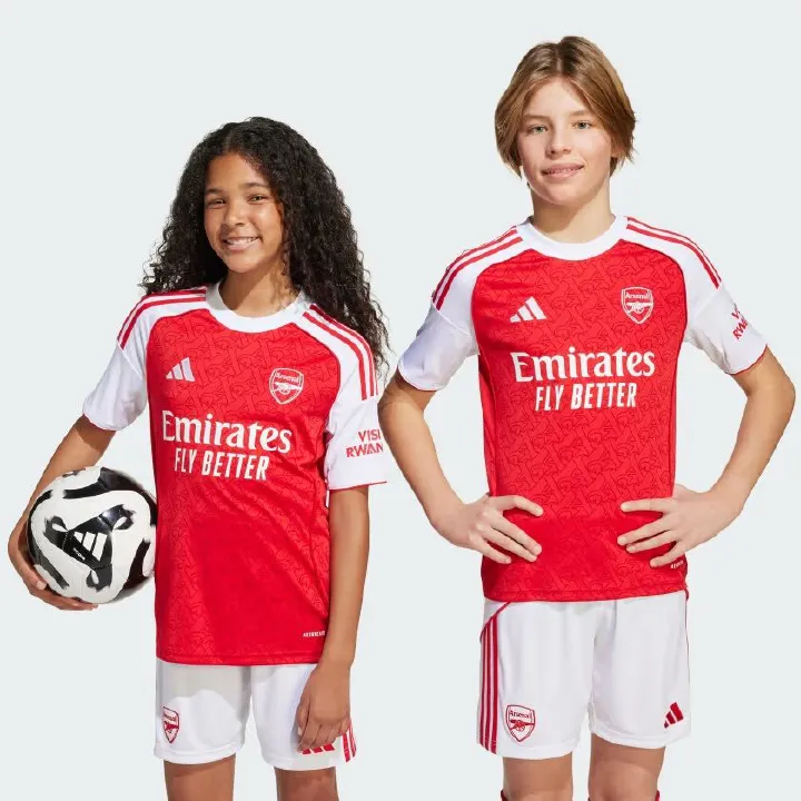 New Season Arsenal Home Jersey 25/26 Baby Kit Shirt & Short Football Kids Jerseys                                  .
