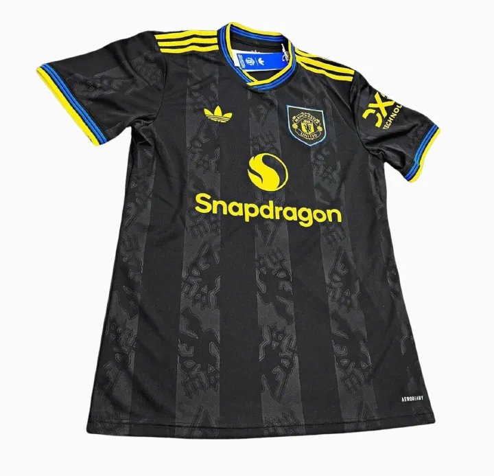 New Season Manchester United 3rd Jersey 25/26 Black Kit Premier league football soccer jersey shirt 93-95 Tribute