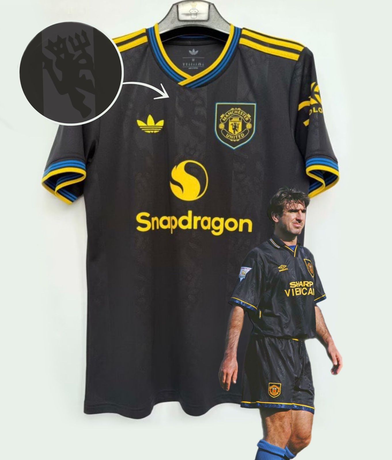 New Season Manchester United 3rd Jersey 25/26 Black Kit Premier league football soccer jersey shirt 93-95 Tribute