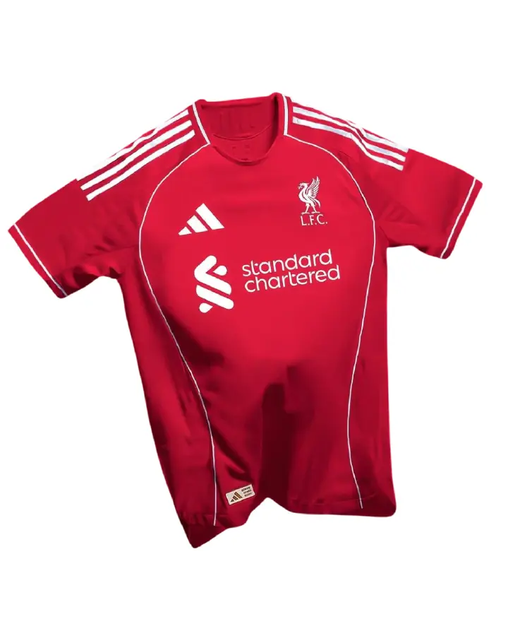 Liverpool Home Jersey 2025-2026 Season - New Player Version League season New Era Football Soccer Kits LFC 🔥🔥🔥  .