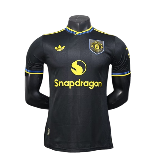 Manchester United 3rd Football T-shirt Jersey 25/26 Soccer Shirs for new season united black Player Version Kit
