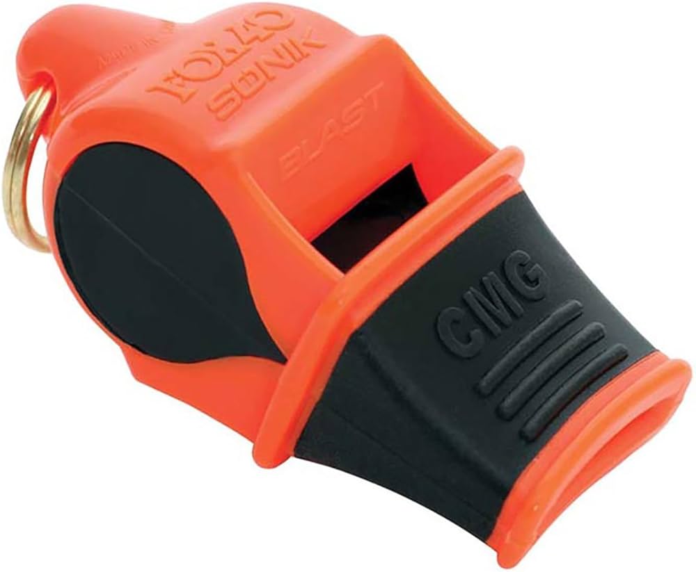 Fox 40 Whistles + Lanyard Fox 40 Classic Official Referee Whistle - 115dB  - For Sports & Safety Alarm Response Whistles                                                        .