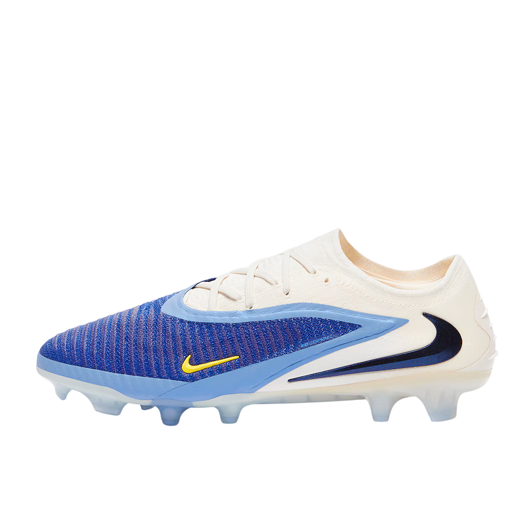 New Fresh Phantom Blue Low FG 6 Soccer Shoes Football Boots                                                    .