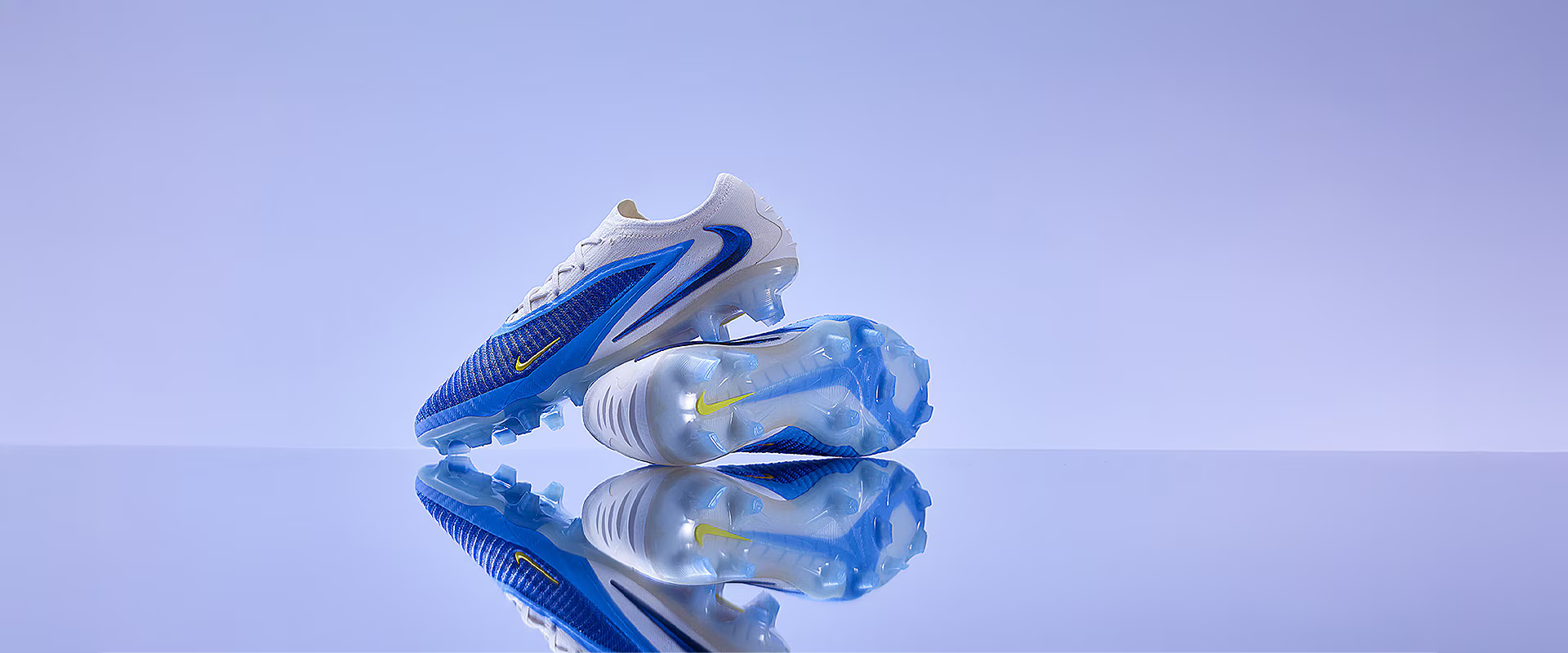 New Fresh Phantom Blue Low FG 6 Soccer Shoes Football Boots                                                    .