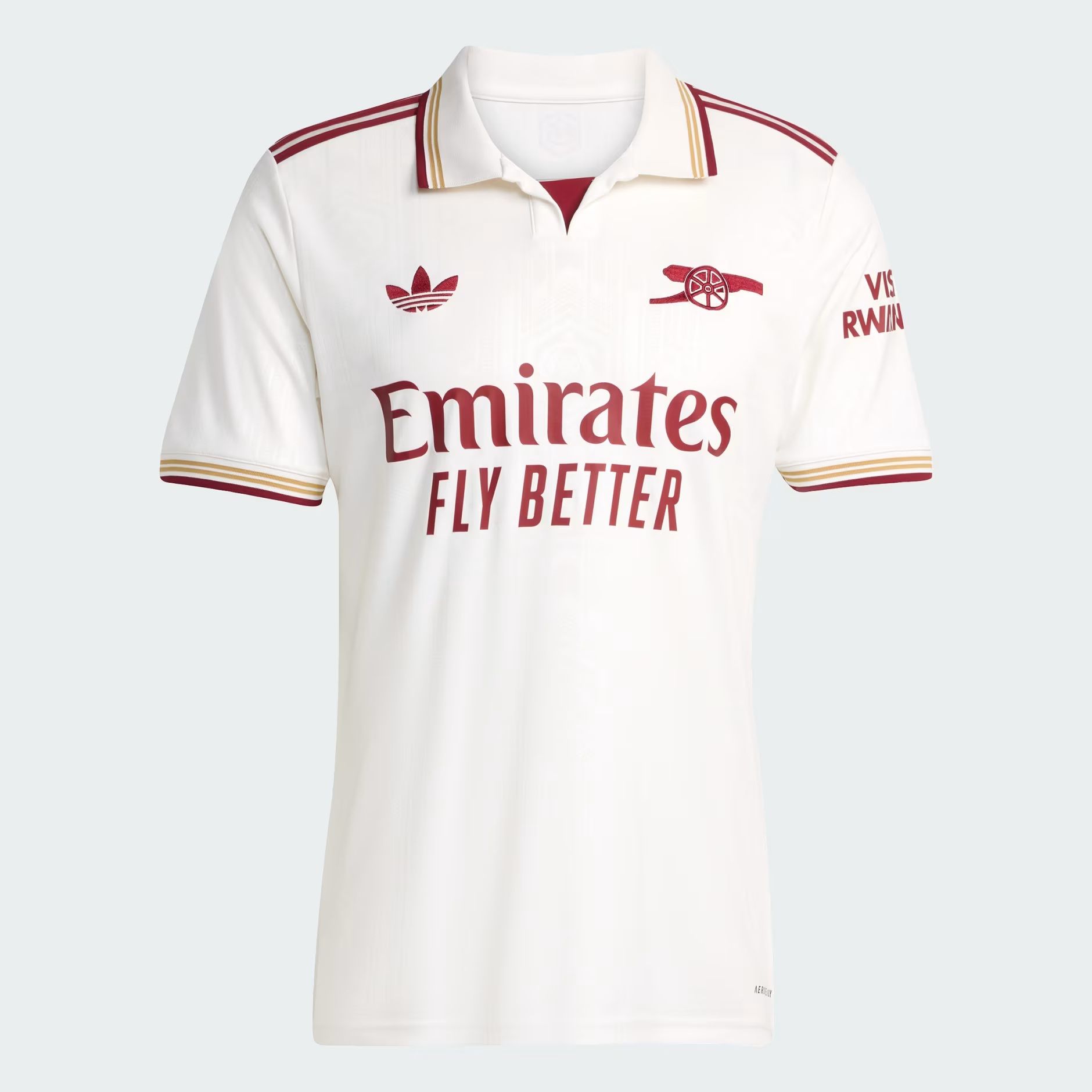 The New Arsenal White Third Kit Football Shirt Jersey                                               .