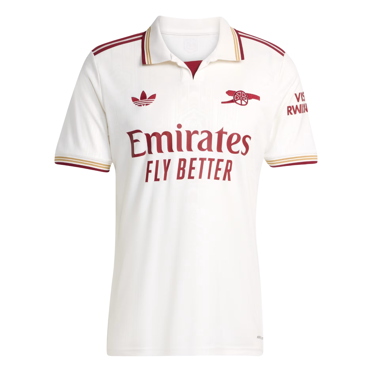 The New Arsenal White Third Kit Football Shirt Jersey                                               .