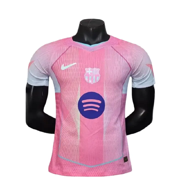 Barcelona Special Edition Pink Player Version Jersey 2025-2026 - Football/Soccer Shirt                         .