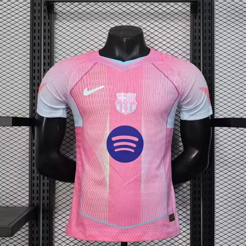 Barcelona Special Edition Pink Player Version Jersey 2025-2026 - Football/Soccer Shirt                         .