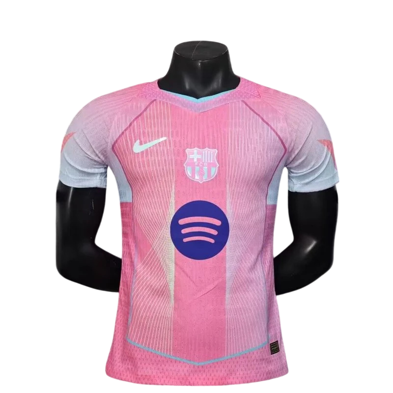 Barcelona Special Edition Pink Player Version Jersey 2025-2026 - Football/Soccer Shirt                         .