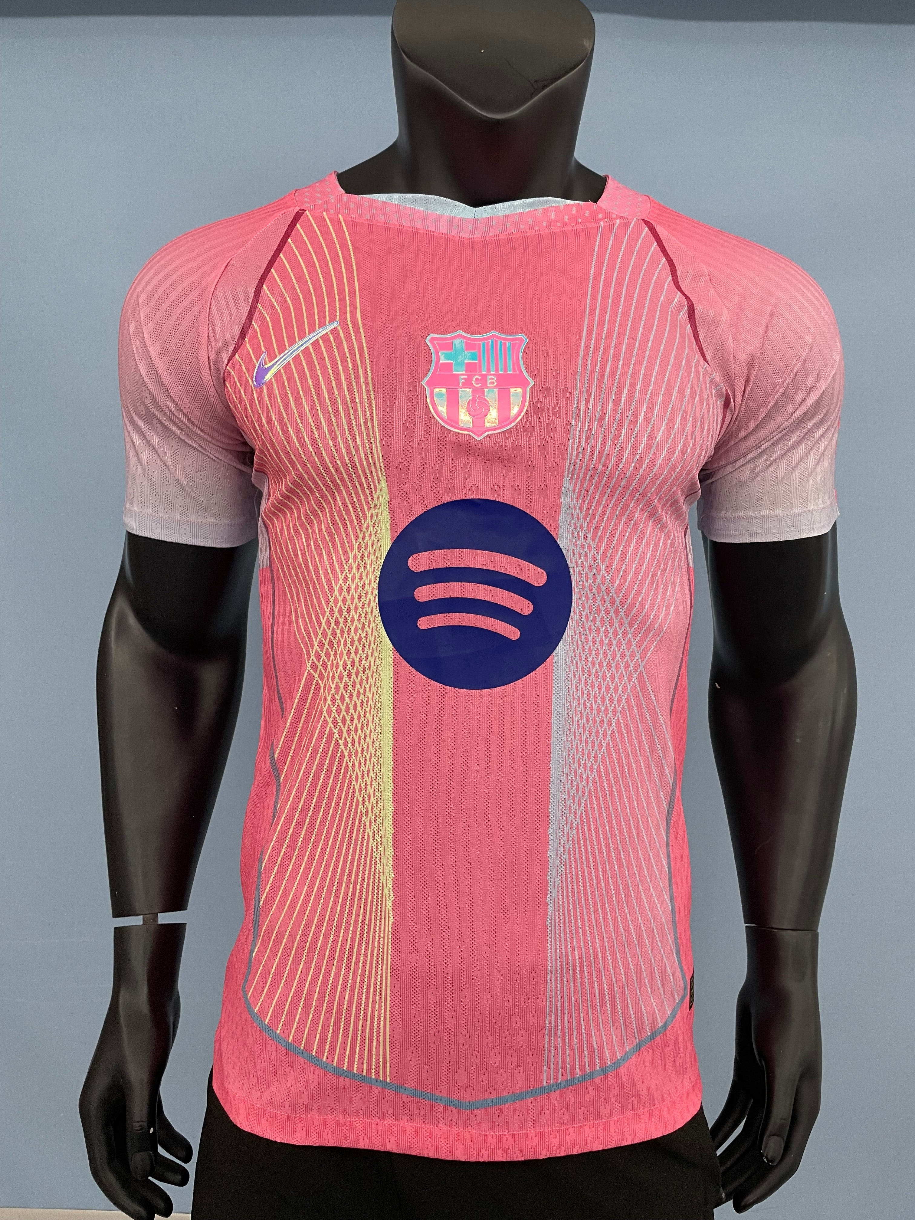 Barcelona Special Edition Pink Player Version Jersey 2025-2026 - Football/Soccer Shirt                         .