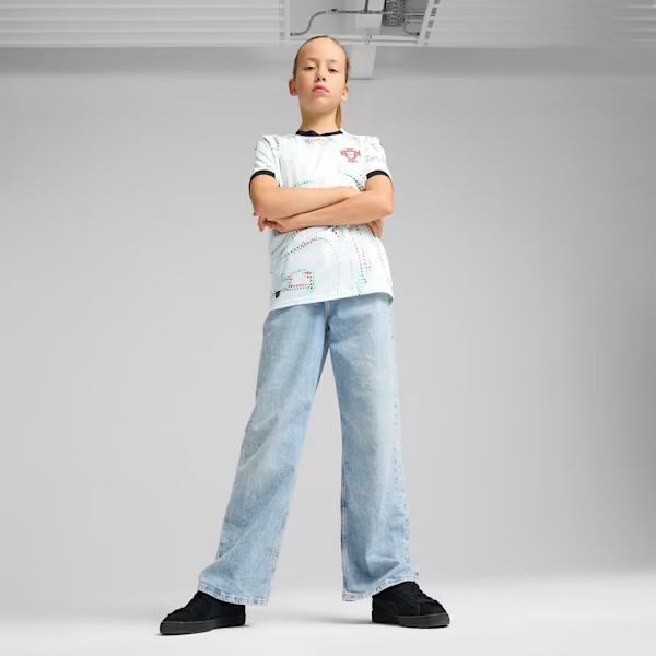 Portugal Away Jersey - White - For Children - Shirt + Matching Shorts                               .