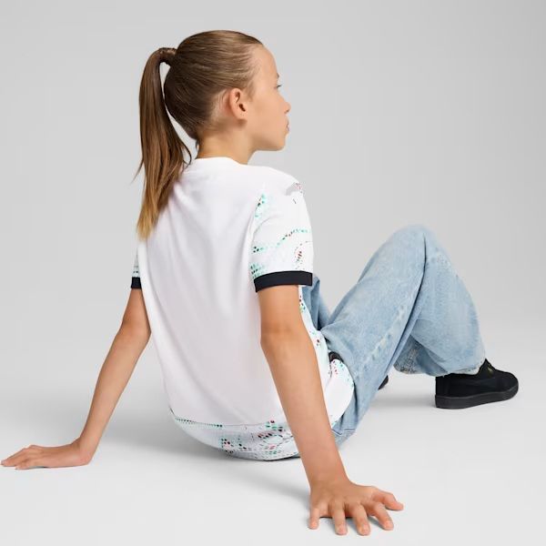 Portugal Away Jersey - White - For Children - Shirt + Matching Shorts                               .