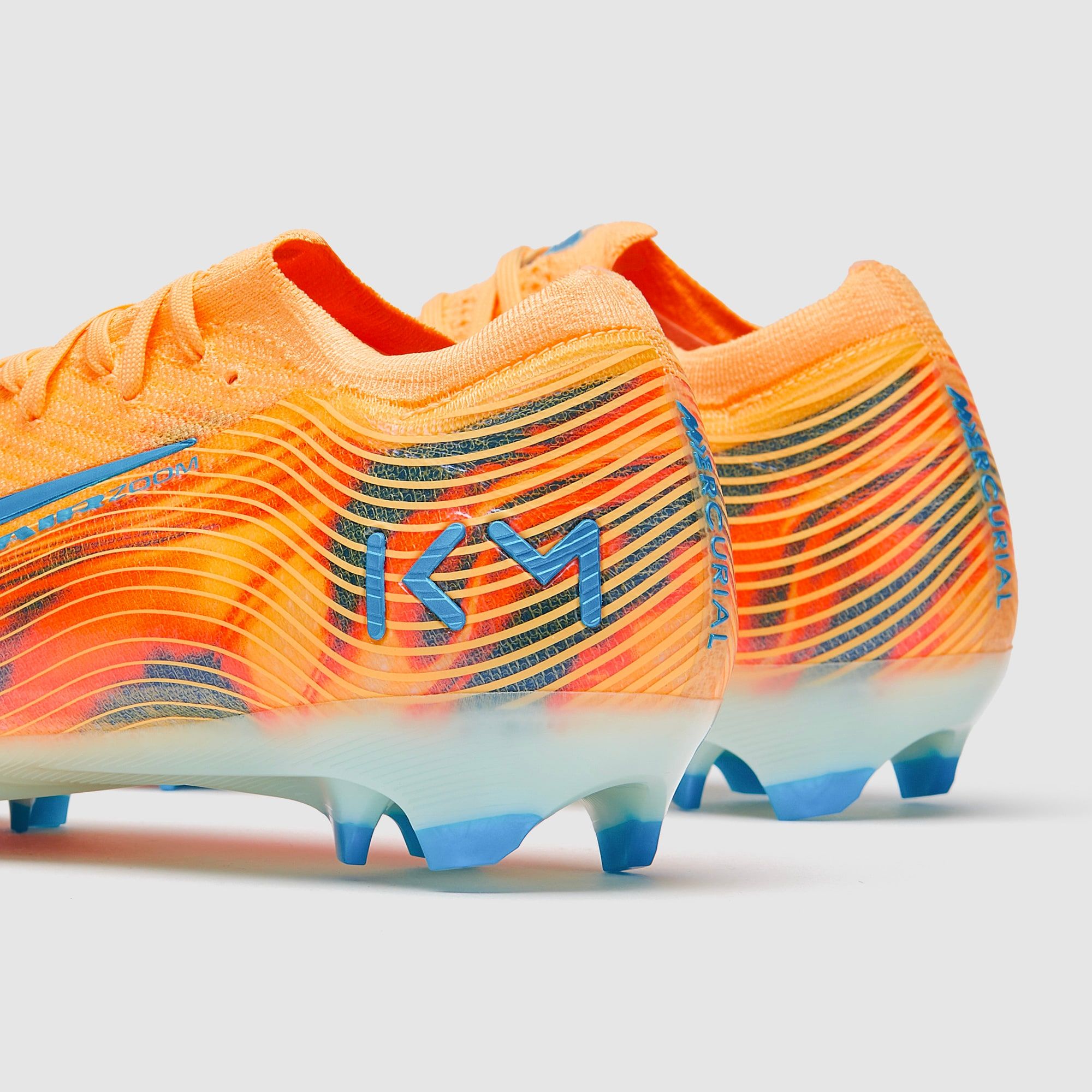 ⚡Vapor XVI Mbappe 🔥Air Zoom - Orange Soccer Shoes Football Cleats                                  ⚽