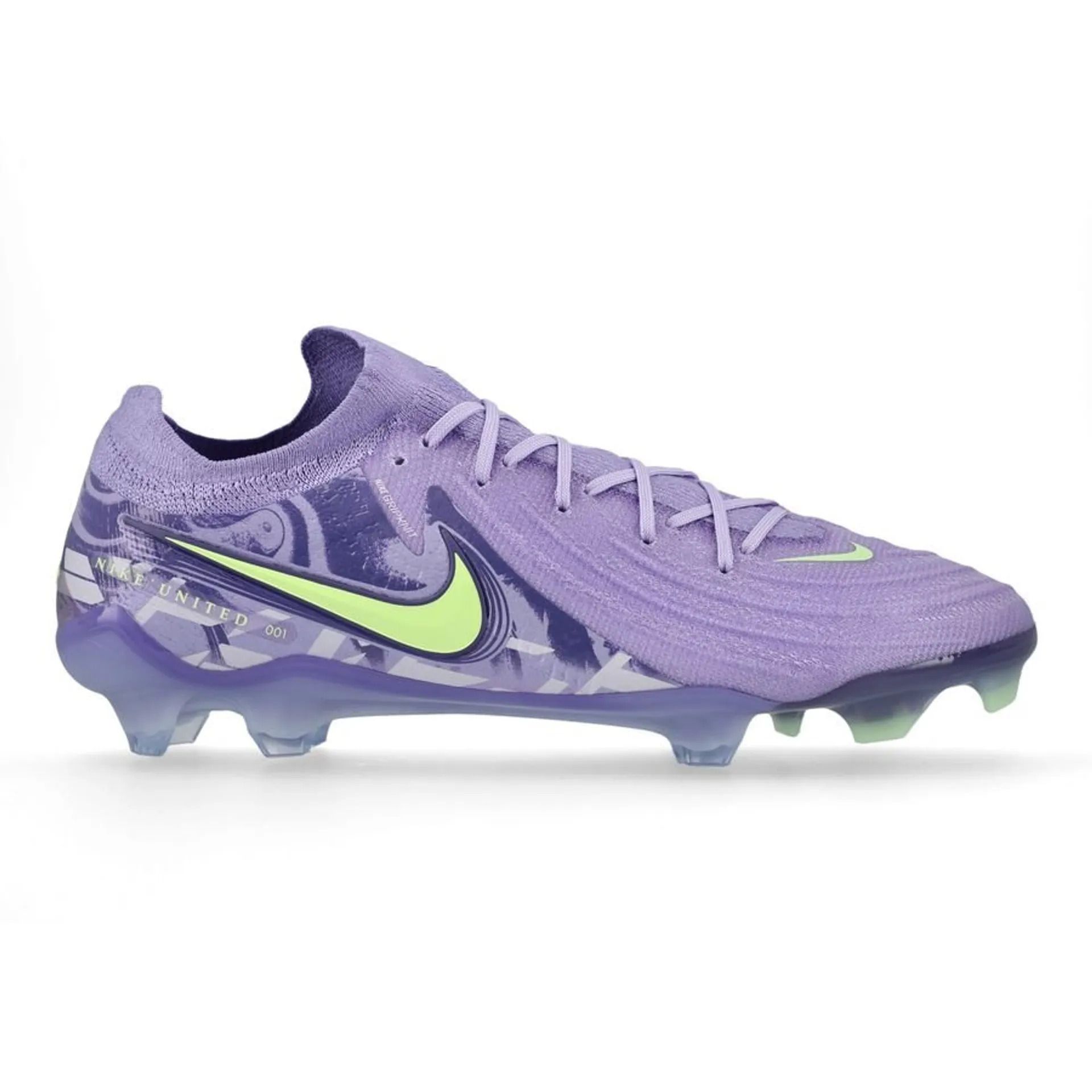Phantom Gx "🔥⚽ United Pack" Firm Ground(Grass field) Soccer Cleats Purple Football Shoes👟⚽        .