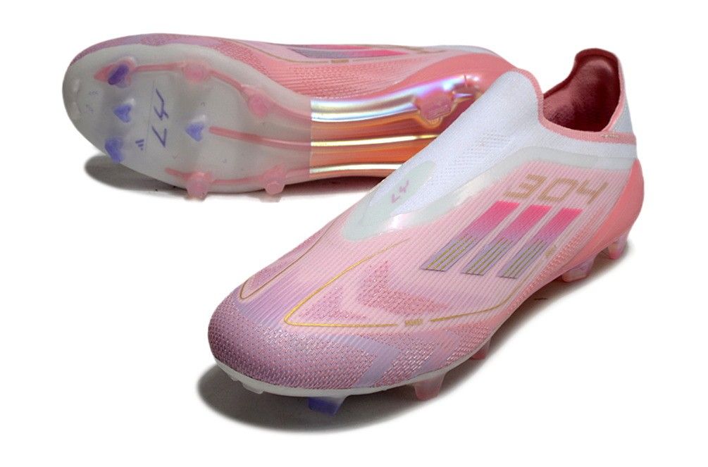 Lamine Yamal F50 Baby pink🔥 Soccer Shoes - Football Boots - FG Cleats Laceless LY Edition ⚽👟