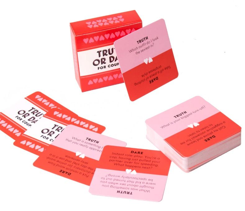 Truth or Dare Naughty Card Games For Couples - 2 Players Couple's Games- Adults Card Games +18 Only🔞