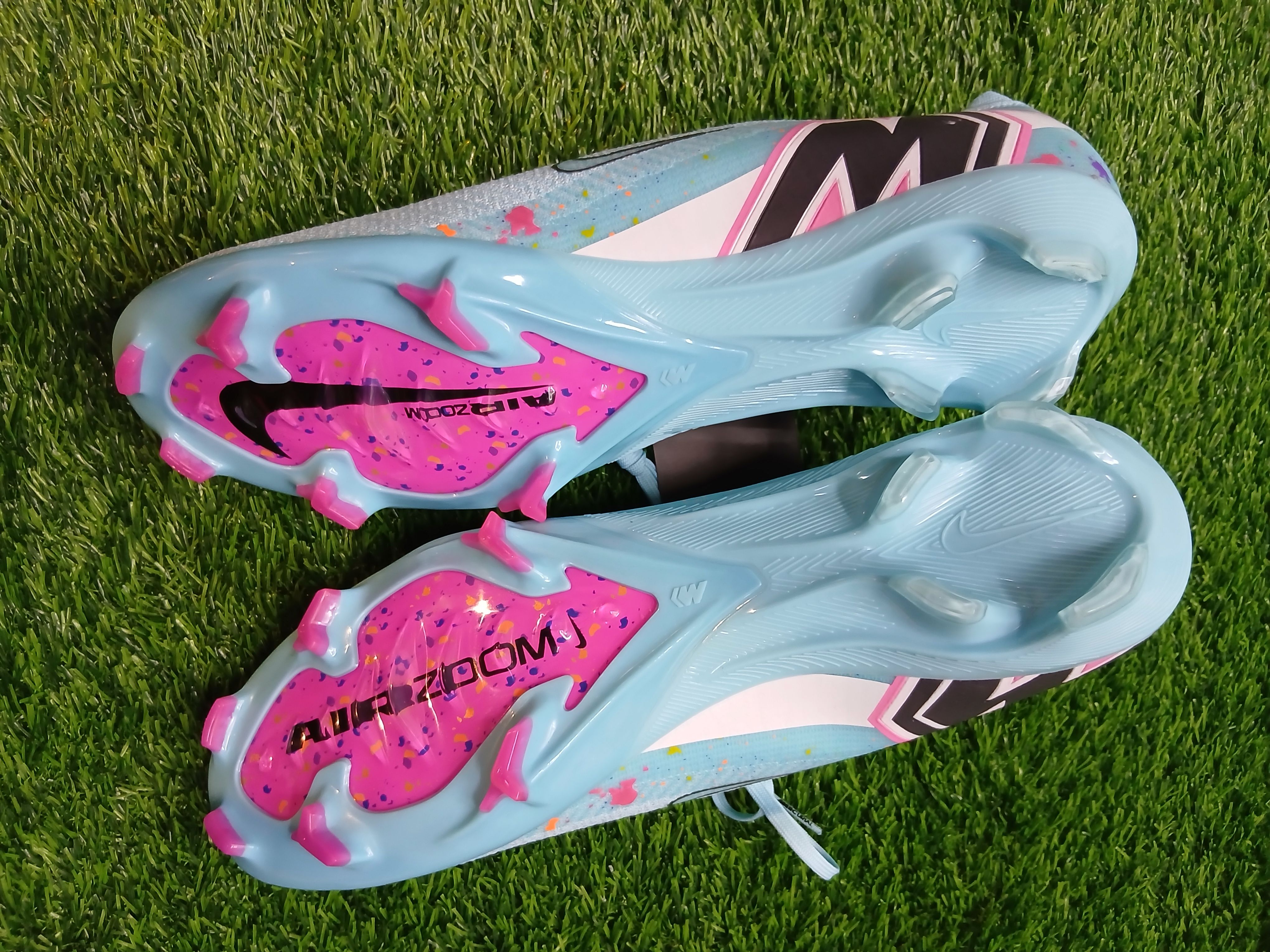 Merc🔥Vapor1️⃣6️⃣ - Splatter Edition Soccer Shoes- Firm Ground Football Boots Creativity Cleats 🦶⚽👟