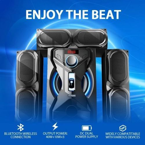 AILYONS ELP3611K 3.1CH Multimedia Speaker System Home Theater Subwoofer With Bluetooth - Black (1YR WRTY)