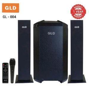 Gld GL-004 2.1CH Subwoofer Speaker System + Mic 120W - Black