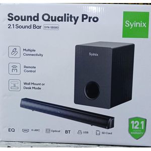 Synix SYN-S60 quality bass soundbar system with Bluetooth,PERFECT BASS