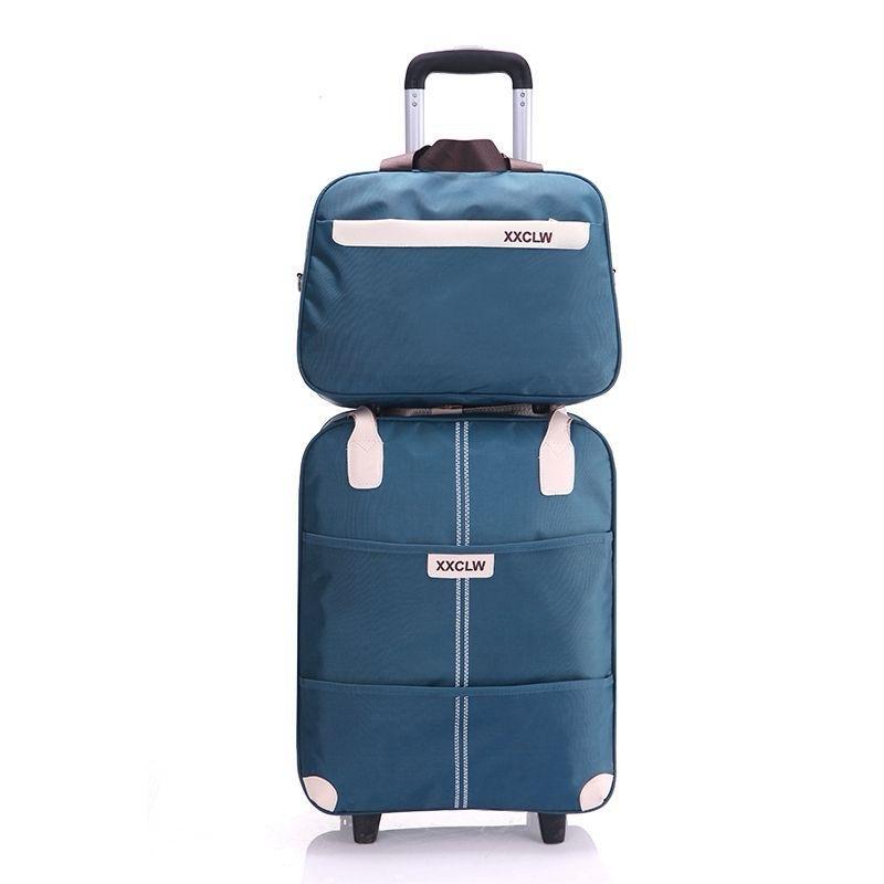 2 in 1 High Quality Big Sizes Trolley Travel Bags